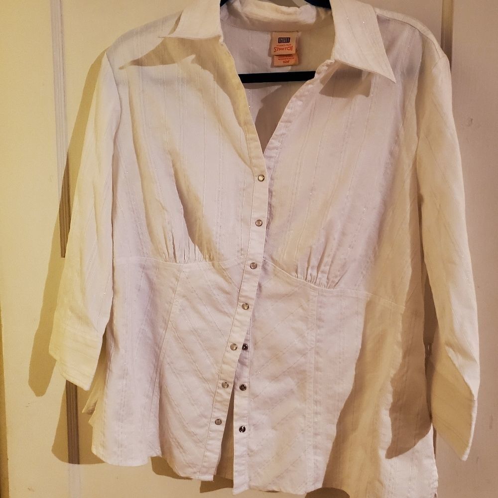 White Button down Shirt‎